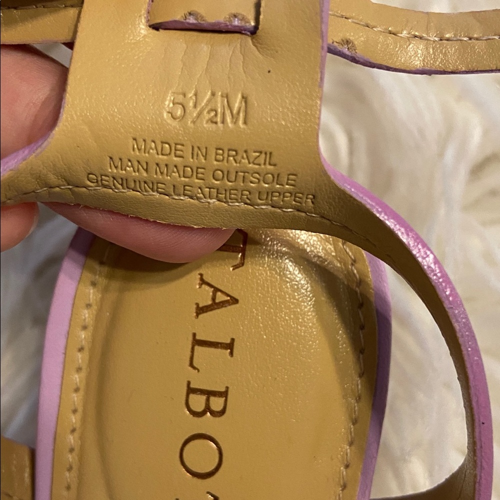 Talbots Lavender Strappy Heels size 5.5 BNWOT see all photos - Picture 5 of 8